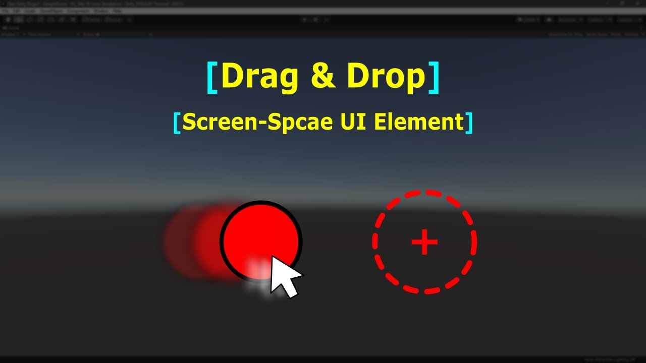 Drag Drop Ui Screen Space Ui Elements C Unity Game Engine