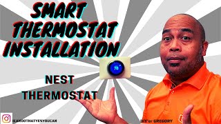 SMART Thermostat Installation Nest Diy'er Gregory will show you how.