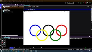 Tokyo Olympics Logo by Python Programming using Turtle Library