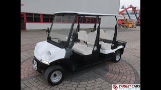 778937 MELEX ELECTRIC GOLF CART 4-PERSON W/STREET APPROVAL L7E-CP 06-2017 WHITE 3642KM