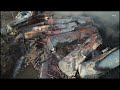 Drone video shows aftermath of Ohio train derailment, explosion