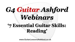 7 Essential Guitar Skills: Reading Music