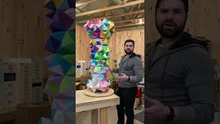 Huge Kusudama Origami Sculpture