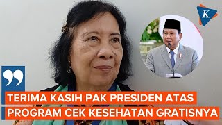 Senangnya Lansia Ikut Cek Kesehatan Gratis, Langsung Puji Prabowo