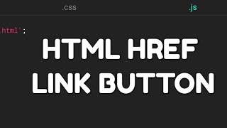 Creating HTML href Link Button Using JavaScript | #mini #web #projects