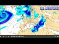 europe weather january 19 2025 ecmwf model precipitation rain storms in europe