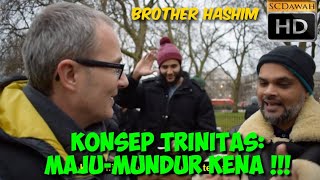 Konsep Trinitas: Maju Mundur Kena! Hashim vs Kristen. Speaker Corner Hyde Park London SUB INDO