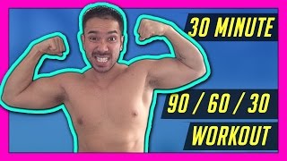 30 Minute Metabolism Boosting HIIT Workout - Strength, Cardio and Abs // Mike Donavanik