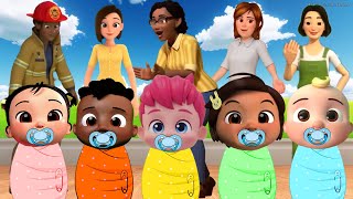 Cody / Wrong baby challenge | Cocomelon family | JJ mom Bebefinn Cece /Nursery rhymes & kids song