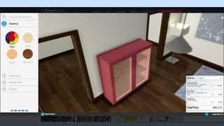 Configurador de muebles para venta y fabricación realizado con DriveWorks Live