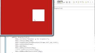 Java programming part 104 Graphics : Java Animation 7 MouseMotionListener 1