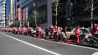 バイクに乗ったサンタたち＠渋谷　2014/12/23