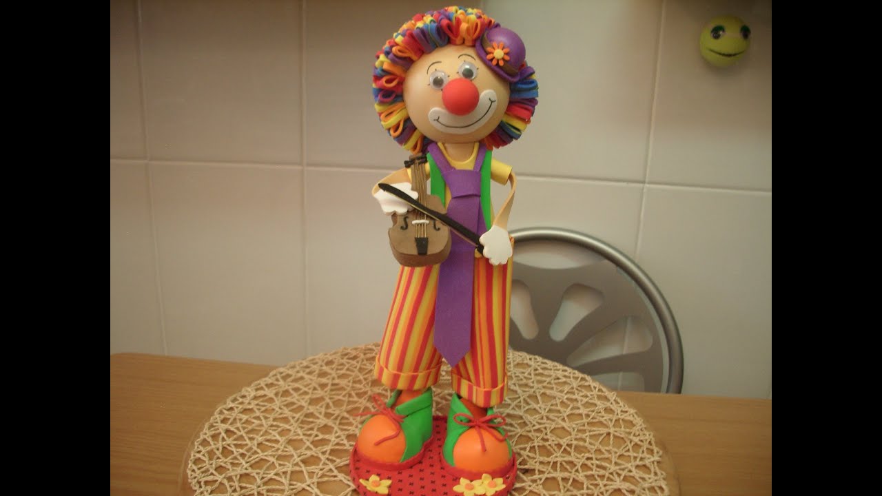 Como Hacer Un Payaso En Goma Eva Imagui