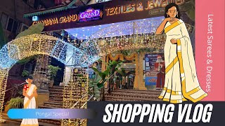 SHOPPING VLOG | SANKRANTHI SPECIAL | CHANDANA GRAND | LATEST NEW SAREES | SRUTHI VLOGS | 2022