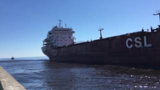 CSL Oakglen arriving in Duluth . 4/21/17