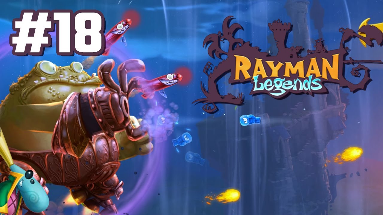 Rayman Legends - Armored Toad! (100% Completion All Teensies + Lums)