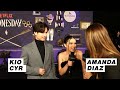 kio cyr u0026 amanda diaz breakdown the addams family hollywire