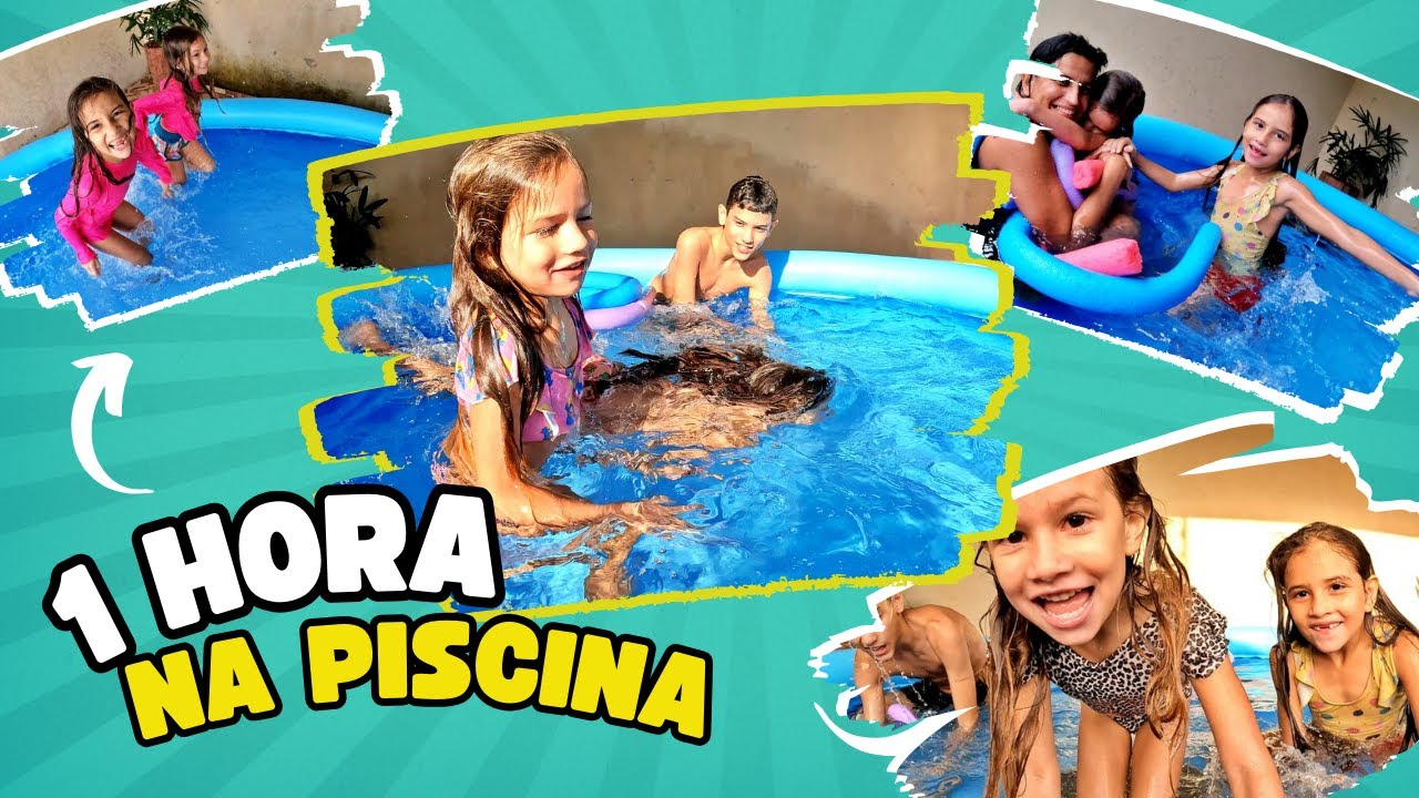 Compilado 1 Hora Na Piscina Vlog Piscinas Youtube
