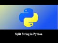 how to split string in python