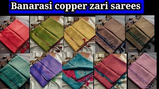 banarasi copper zari sarees#copper zari silk sarees#copper zarisarees #meesho saree haul#sareemeesho