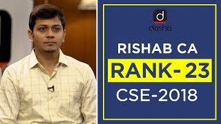 UPSC Topper Mock Interview, Rishab CA (Rank 23, CSE 2018)