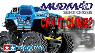 Will the TAMIYA SW-01 MUDMAD climb a hill and hit the trails