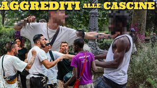 Aggrediti alle Cascine di Firenze violenti contro Cicalone e Faraoni