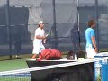 rafael nadal practicing at rogers cup 2010 in toronto