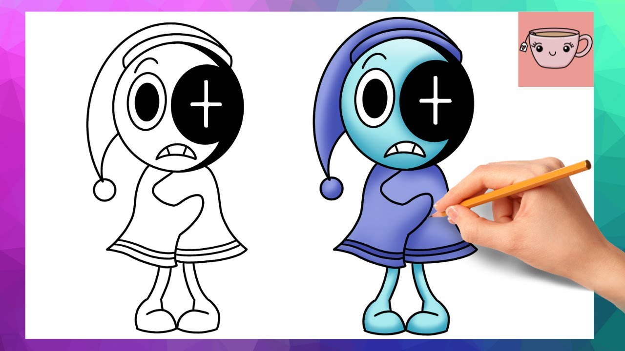 How To Draw Astro From Dandy S World Easy Drawing Tutorial Youtube