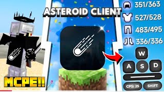 Asteroid Client for MCPE 1.21+ 🌌🚀 [ MODS MENU \u0026 FPS BOOST! ]