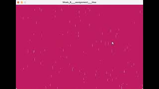 Making rain drops with Processing