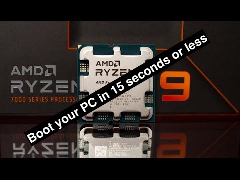 Как ускорить загрузку на Ryzen 7000.