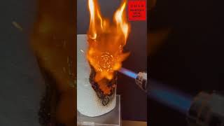 500C High Jet vs Big Paper Towel wowww fire watch till end #fire #short