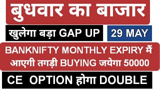 Bank Nifty Expiry Jackpot| Nifty Prediction and Bank Nifty Analysis for Wednesday | 29 May  2024