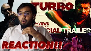 Turbo Malayalam Official Trailer | REACTION!! | Mammootty | Vysakh | Midhun Manuel Thomas