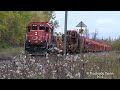 old memorable emd locomotives pull big and small trains on canada s mainline cn edson subdivision