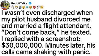 I wasn’t even discharged when my pilot husband divorced me and married a flight attendant