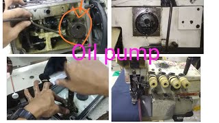 Overlock Oil pump ဆီပန့်ပြုပြင်ဆီဖစ်တာဆီလိုင်း