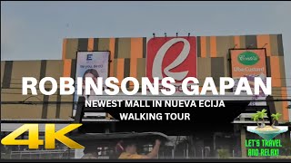 [4K] ROBINSONS GAPAN 2023 Christmas Walking Tour 🎄 | Nueva Ecija's NEWEST Mall | Philippines 🇵🇭