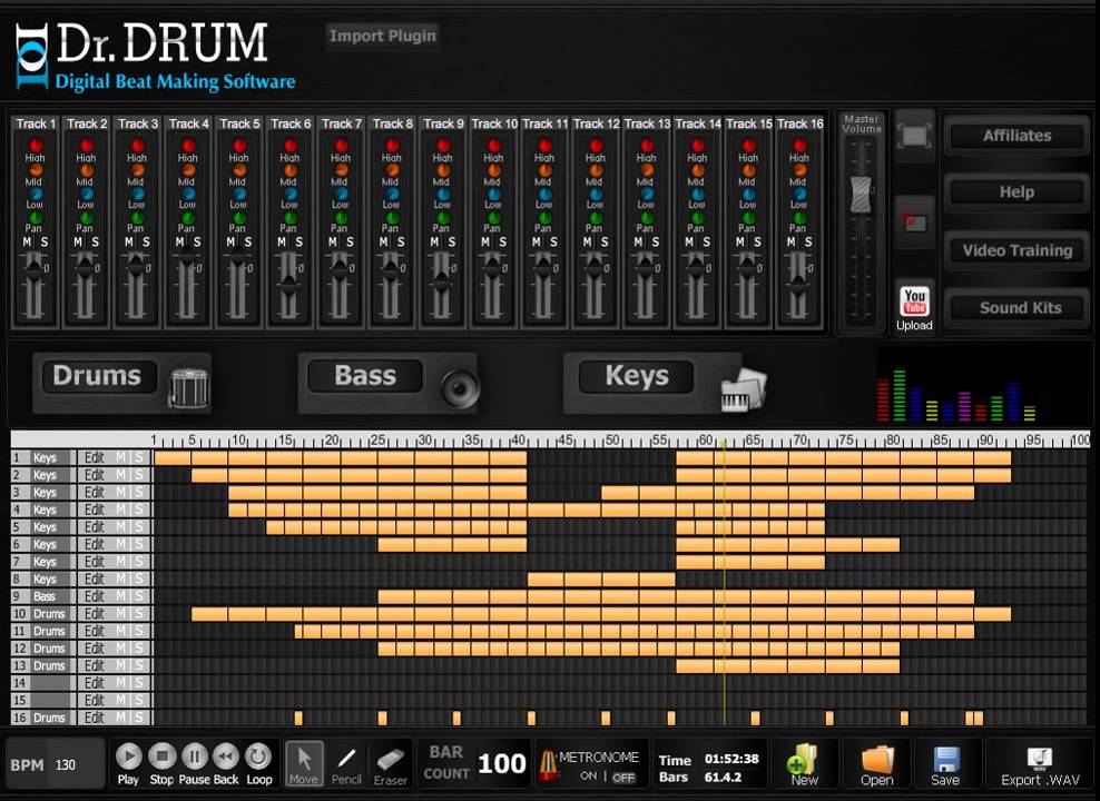 Make Your Own Beats With The Dr Drum Music Software! - YouTube