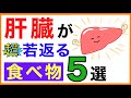 肝臓が若返る食べ物５選【栄養チャンネル・分子栄養学入門】肝臓/若返り/食べ物