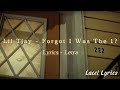 Lil Tjay - Forgot I Was The 1? (Lyrics-Letra)