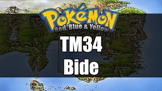 Pokemon Red/Blue/Yellow - Where to get TM34 Bide