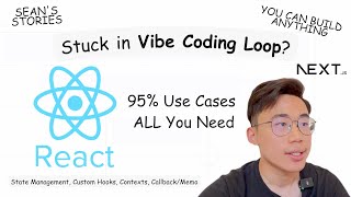 You Can Learn 95% React/Typescript Like A Pro. NO STUCK IN VIBE CODING | State, Hooks, Context, Memo