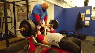 210kg/462lbs bench press by Colin Hawkins