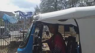 Saliha sami learning how to drive bajaj in Oromia