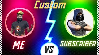 🔴 LIVE In Indian Server With Subscribers || Gareena Free Firee || Custom  playing ||