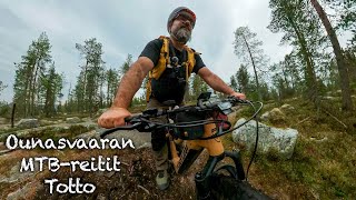 Ounasvaara, Rovaniemi, Lapland MTB-trail Totto (eng sub)