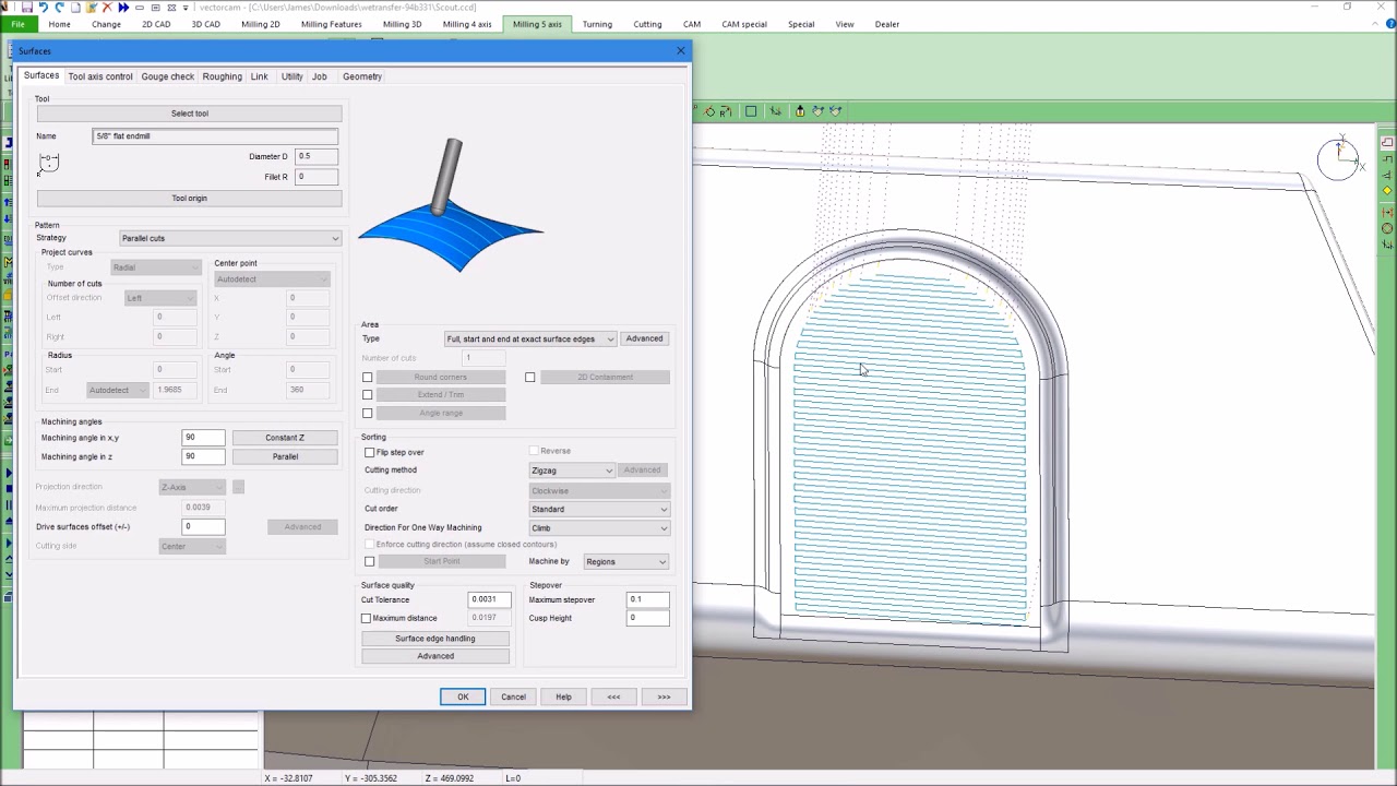 Vectorcam 5 Axis Demo Youtube