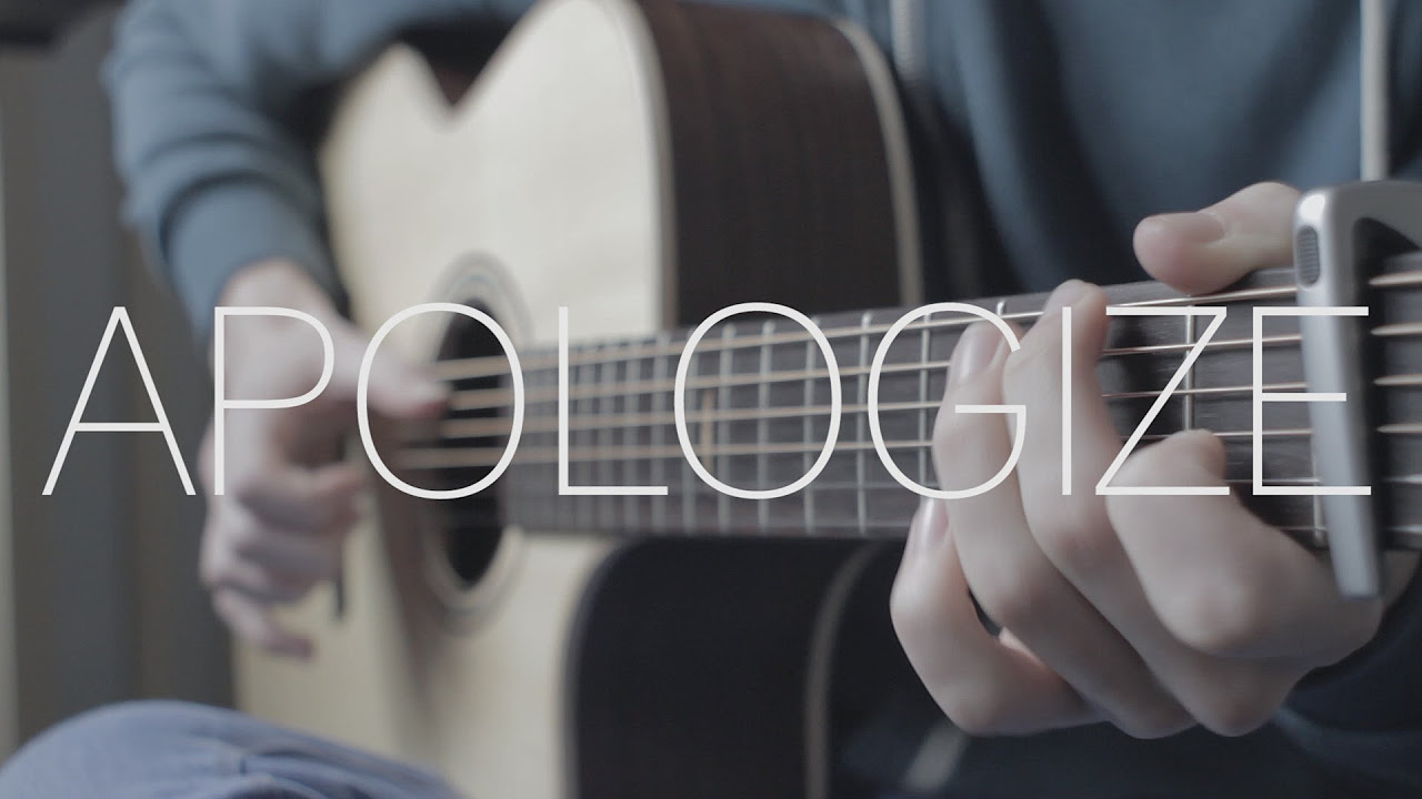 One Republic Apologize Fingerstyle Guitar Cover Chords